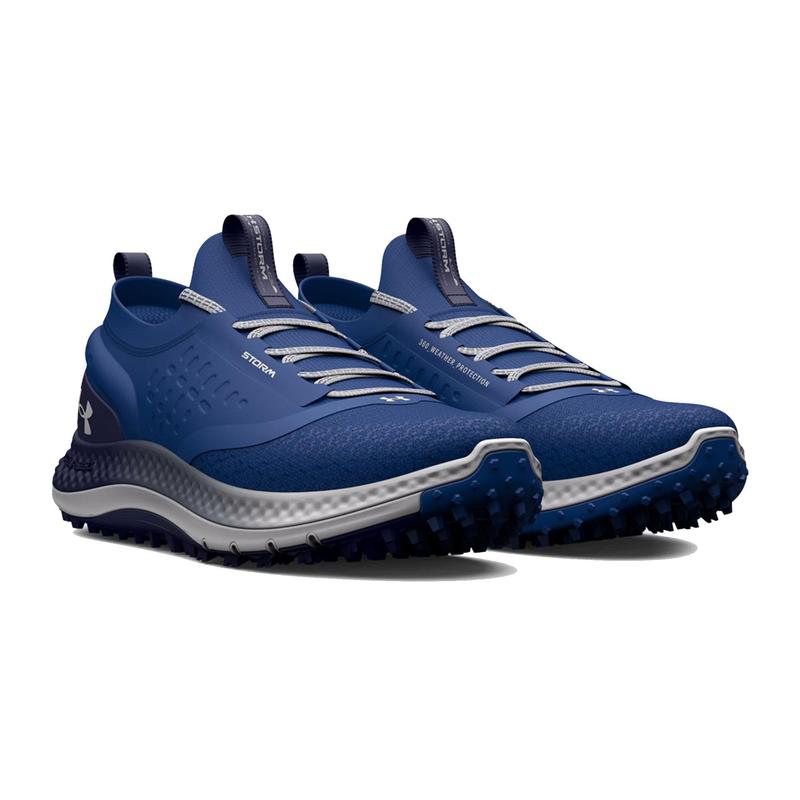 Under Armour UA Charged Phantom Spikeless Golf Shoes - Blue Mirage - main image