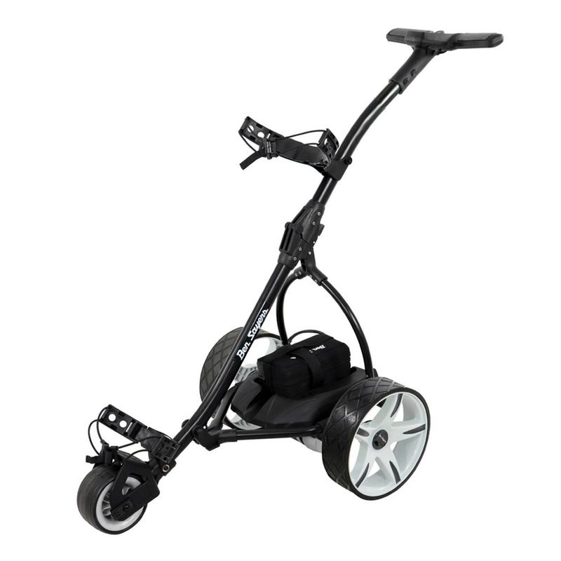 Ben Sayers Electric Golf Trolley - Black Extended Lithium - main image