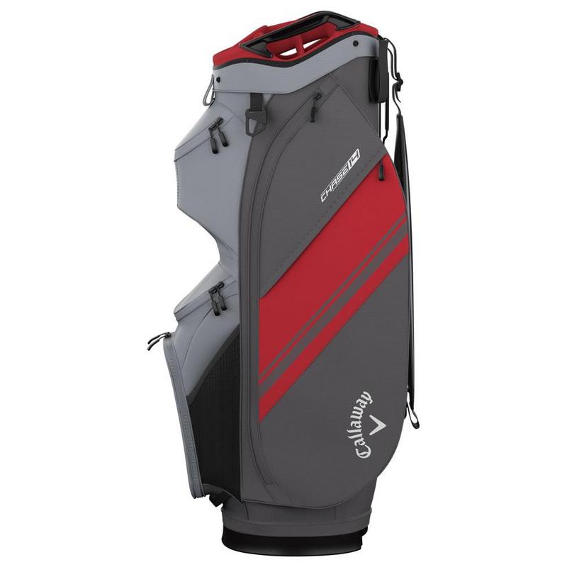 Callaway Chase 14 Golf Cart Bag - Steel/Graphite/Red - main image