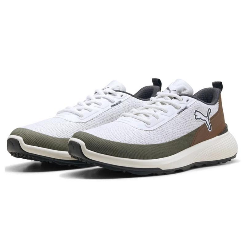 Puma Gruve Sport Golf Shoes - Puma White/Fudge/Dark Sage - main image