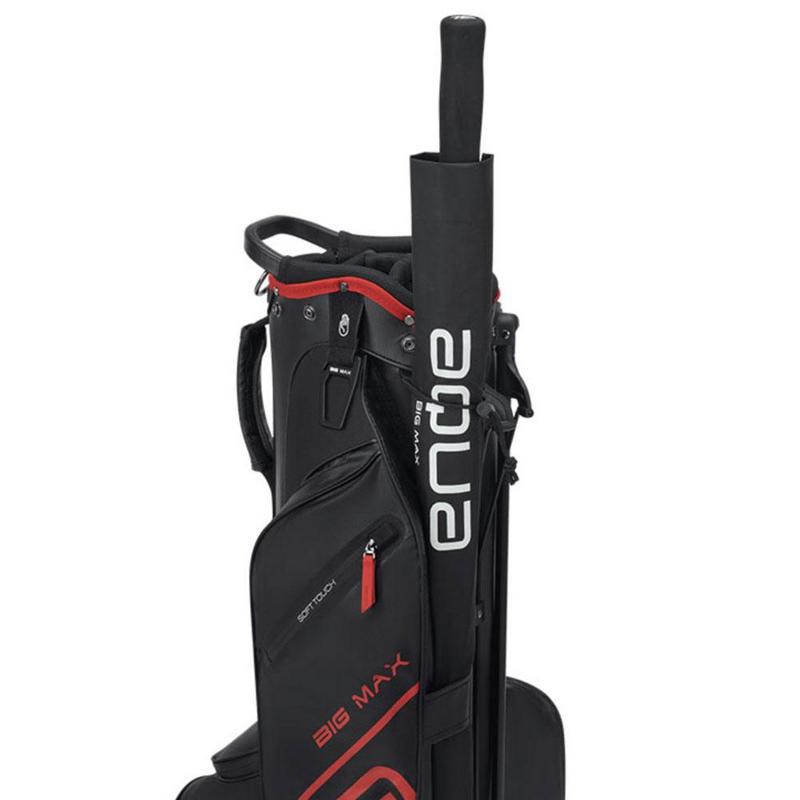 Big Max Aqua Seven H Waterproof Golf Stand Bag - Black/Red - main image