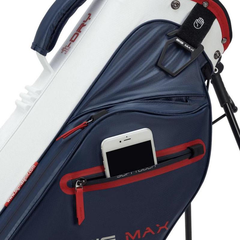 Big Max Aqua Seven H Waterproof Golf Stand Bag - Navy/White/Red - main image