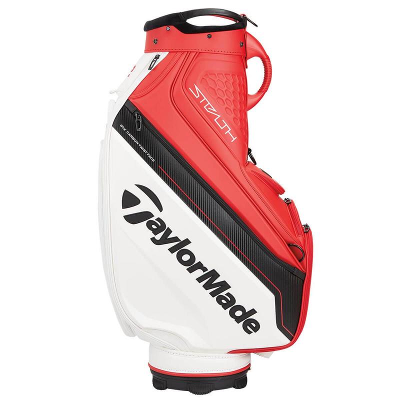 TaylorMade Stealth 2 Tour Golf Cart Bag - Red/White/Black - main image