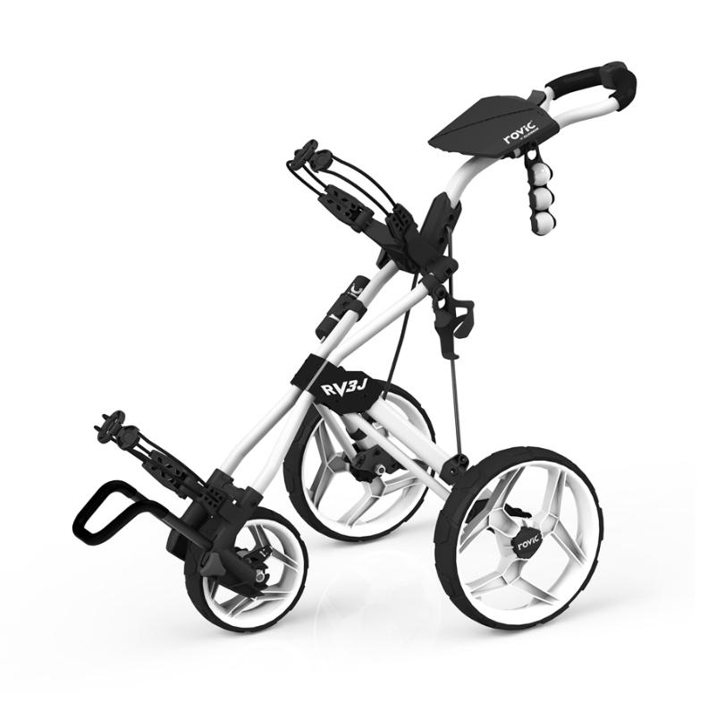 Clicgear Rovic RV3J Junior Compact Push-Cart Trolley - Artic White - main image