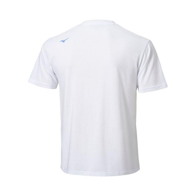 Mizuno Crossed Clubs Cotton Short Sleeve Tee Shirt - Optic White - main image