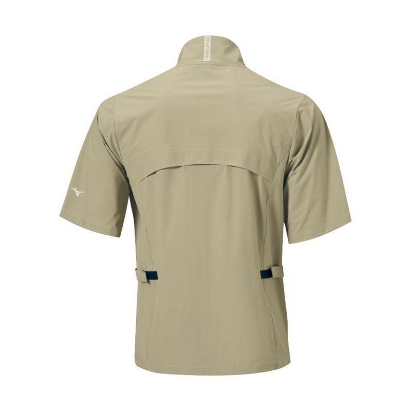 Mizuno Motion Half Zip Water Repellent Light Wind Top - Elm - main image