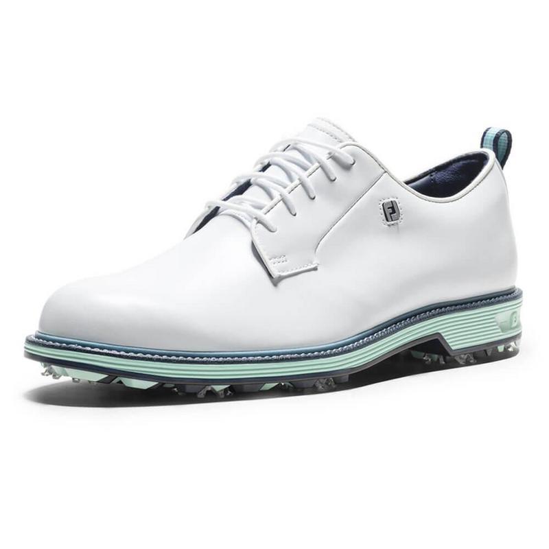 FootJoy Premiere Series Field Golf Shoes - White/Mint/Blue - main image
