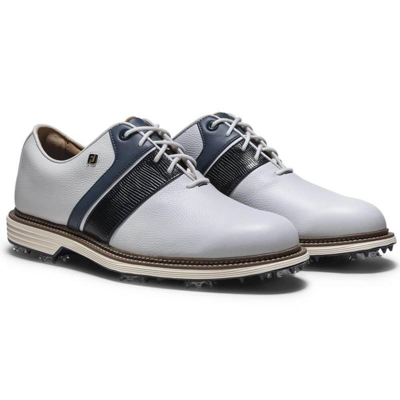FootJoy Premiere Series Packard Golf Shoes - White/Navy/White - main image