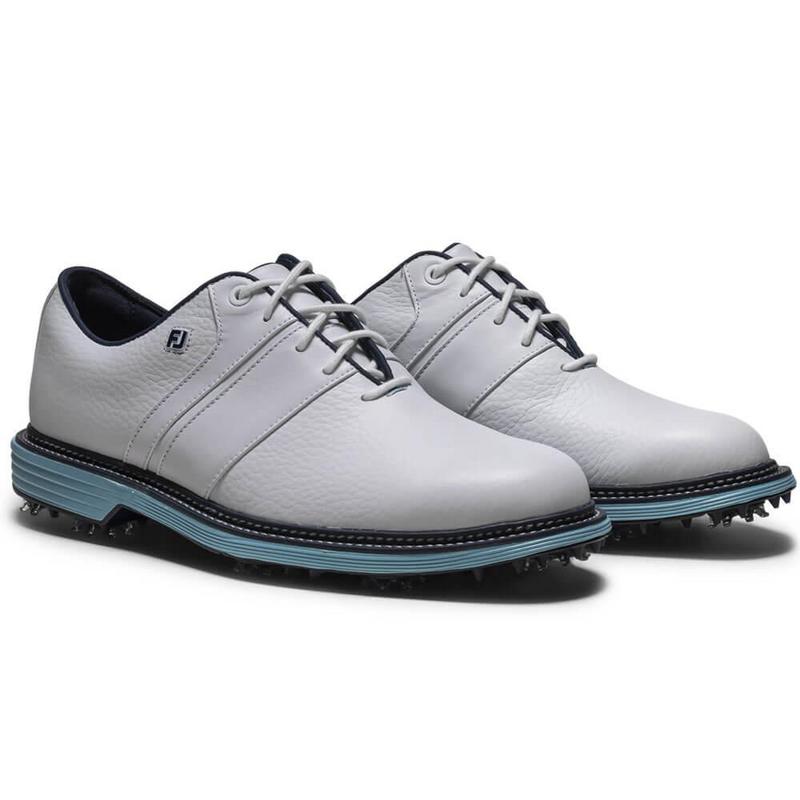 FootJoy Premiere Series Packard Golf Shoes - White/Navy/Blue - main image