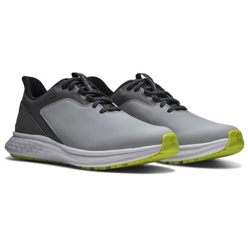 FootJoy Pulse Golf Shoes - Grey/Grey/Lime - main image