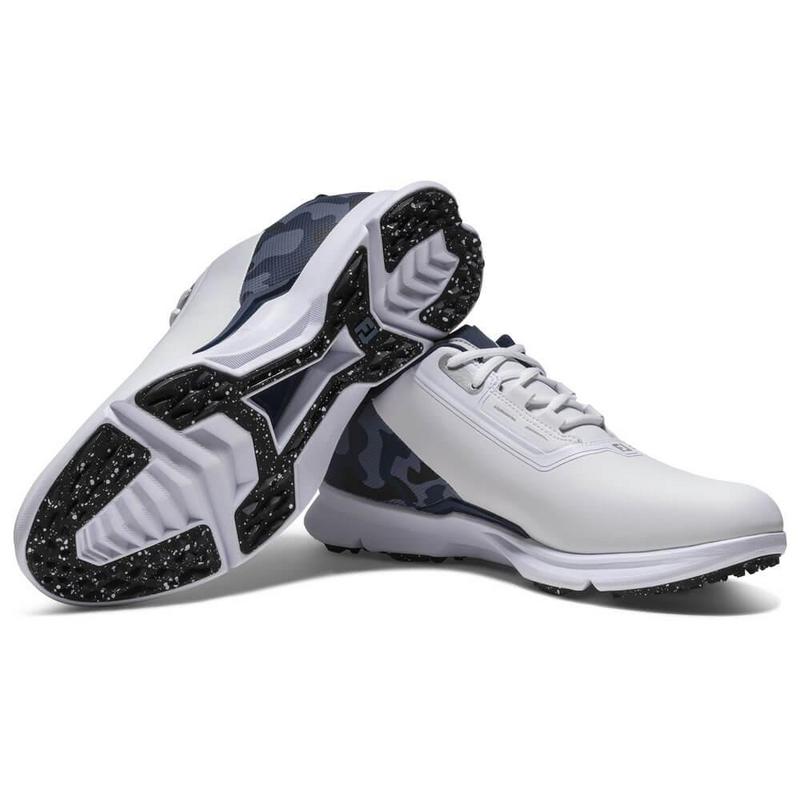 FootJoy Fuel Golf Shoes - White/Navy/Silver - main image
