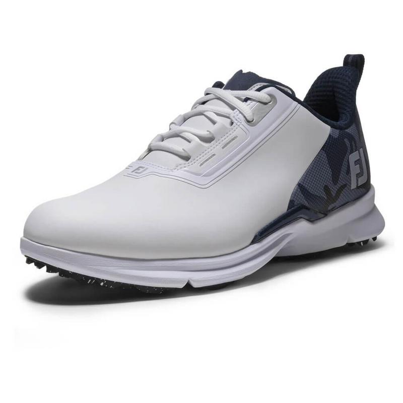 FootJoy Fuel Golf Shoes - White/Navy/Silver - main image