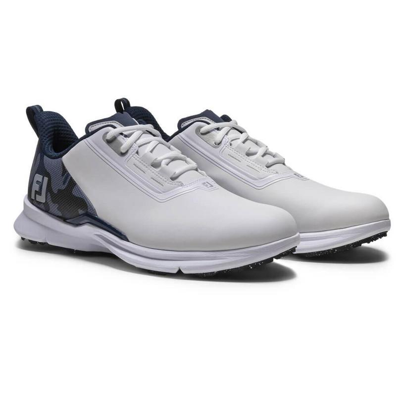 FootJoy Fuel Golf Shoes - White/Navy/Silver - main image