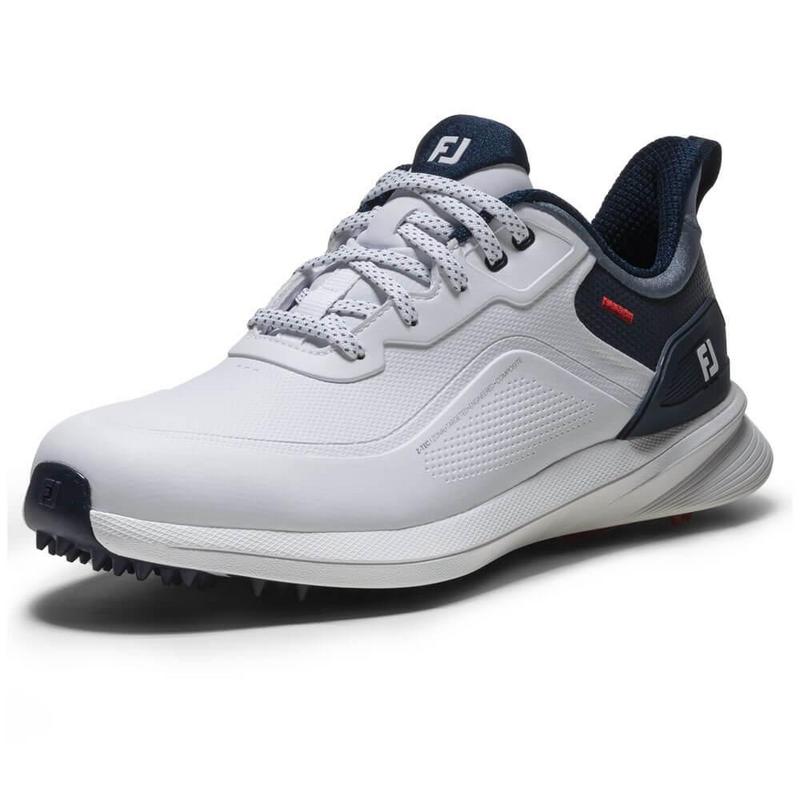 FootJoy Pro SL Golf Shoes - White/Blue/Red - main image