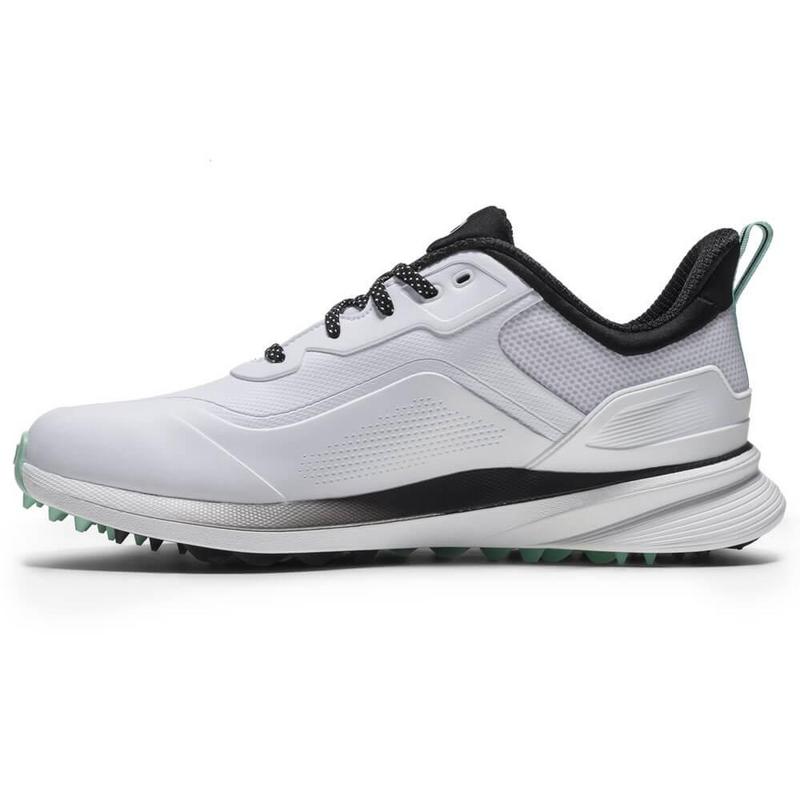 FootJoy Pro SL Golf Shoes - White/Black/Teal - main image