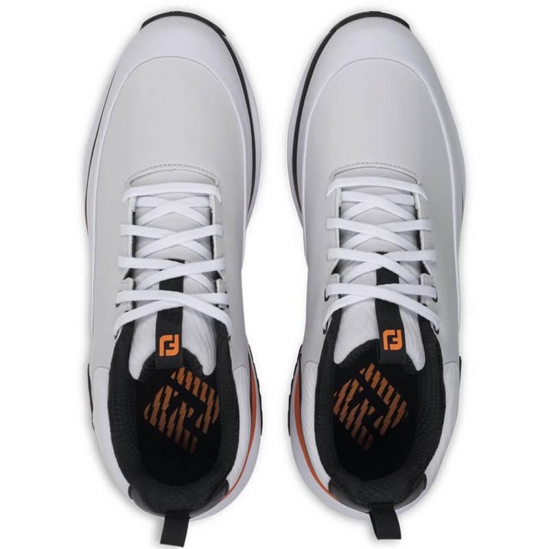 FootJoy Tour Rival Golf Shoes - White/Black/Orange - main image
