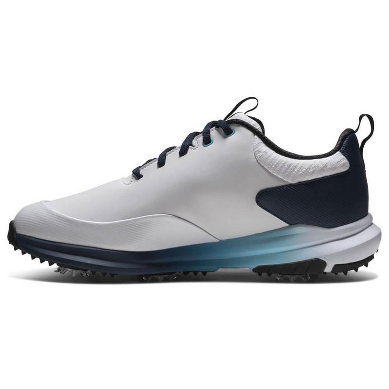 FootJoy Tour Rival Golf Shoes - White/Navy/Blue - main image