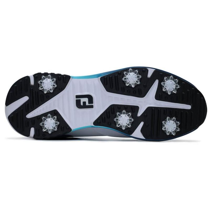 FootJoy Tour Rival Golf Shoes - White/Navy/Blue - main image