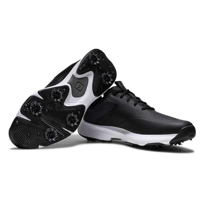 FootJoy Qualifier Golf Shoes - Black/White/Grey - main image