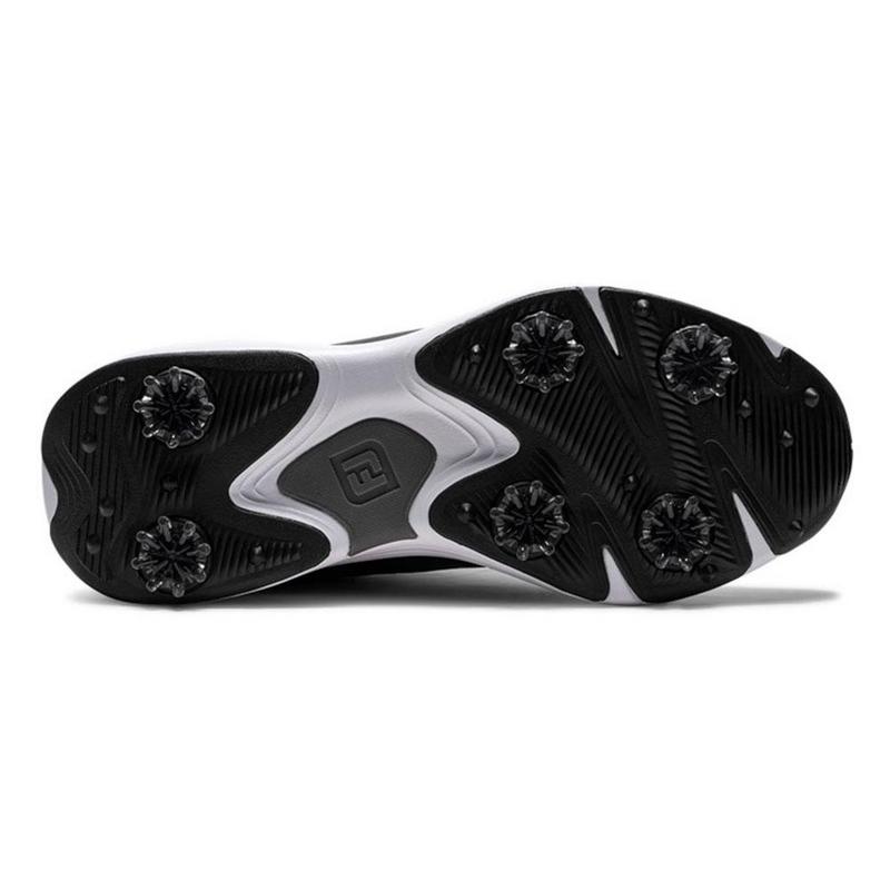 FootJoy Qualifier Golf Shoes - Black/White/Grey - main image