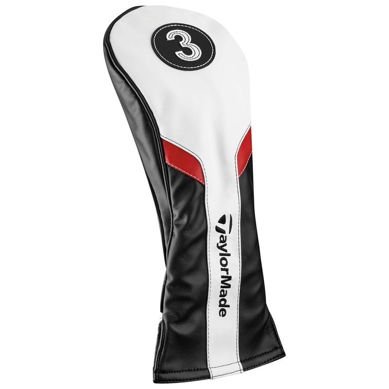 TaylorMade Fairway Wood Headcover - White/Black/Red - main image