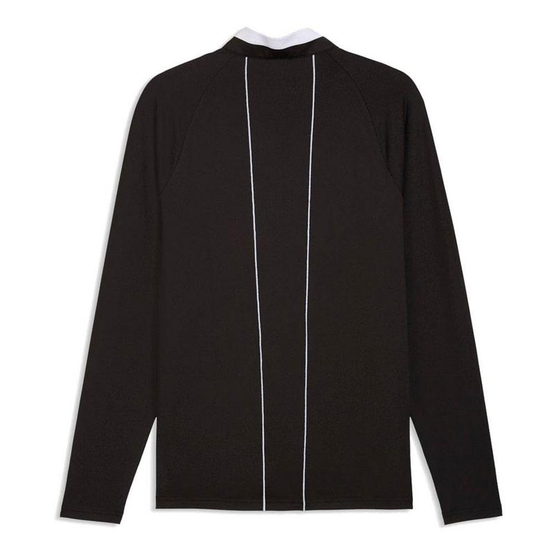 Puma Pure 3.0 1/4 Zip Golf Sweater - Puma Black/White Glow - main image