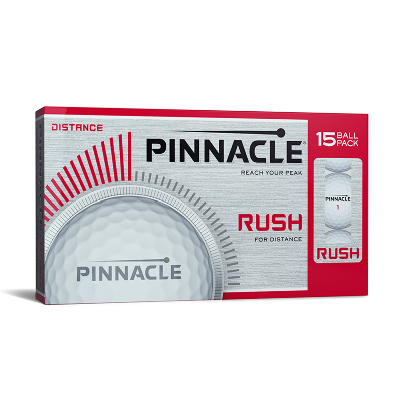 Pinnacle Rush 15 Pack Golf Balls - White - main image