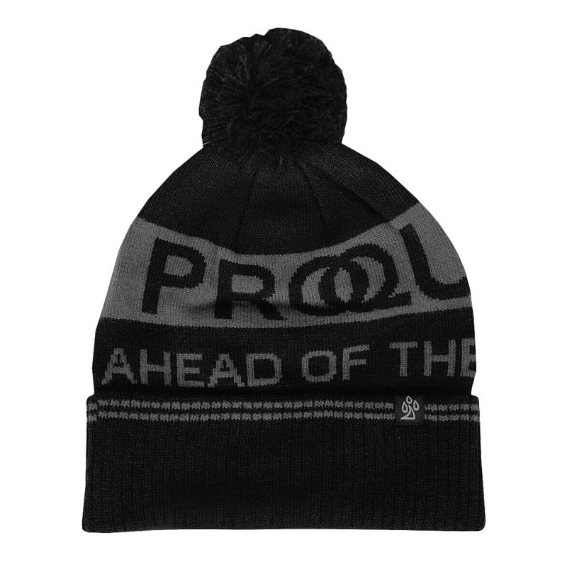 ProQuip Logo Bobble Beanie Hat - Black - main image