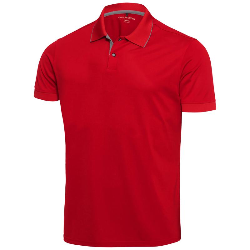 Galvin Green Rod Ventil8+ Junior Golf Shirt - Red - main image