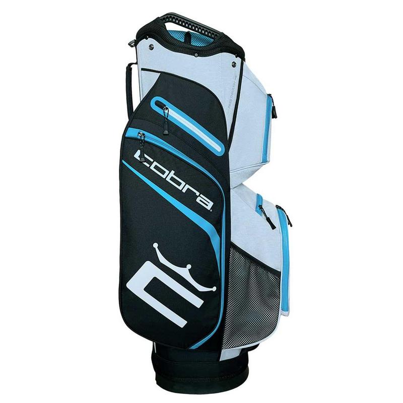 Cobra Signature Golf Cart Bag - Black/Grey/Blue - main image