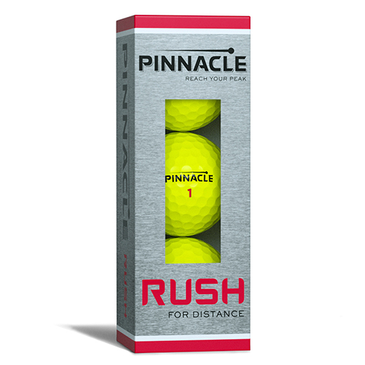 Pinnacle Rush 15 Pack Golf Balls - Yellow - main image