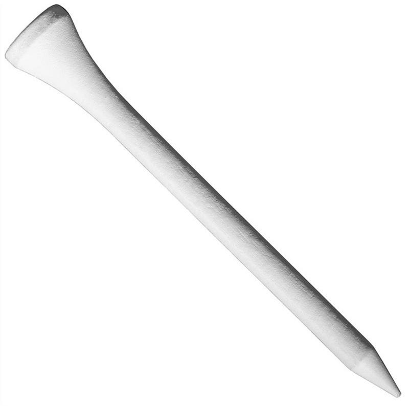 Longridge Wooden Golf Tees - 69mm White (1000) - main image