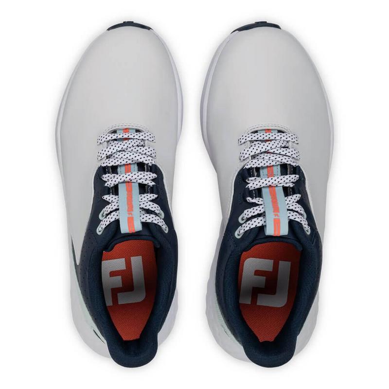 Footjoy Pulse Womens Golf Shoes - White/Navy/Blue - main image