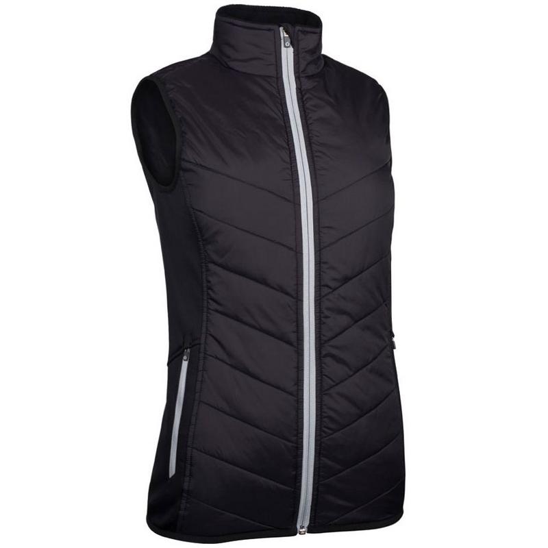 Sunderland Tania Ladies Padded Gilet - Black/Silver - main image