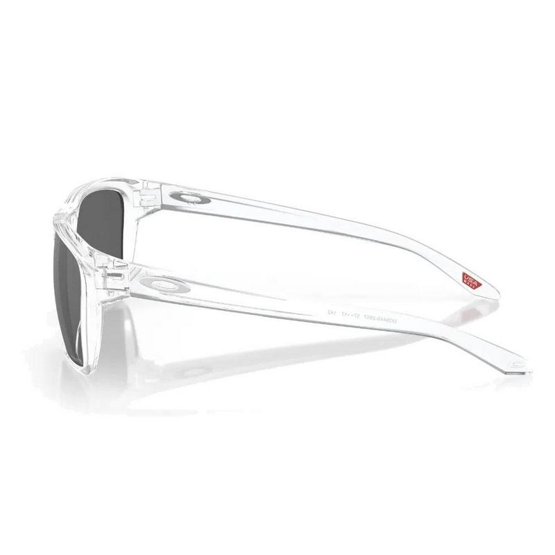 Oakley Sylas Sunglasses - Polished Clear w/Prizm Black Lens - main image