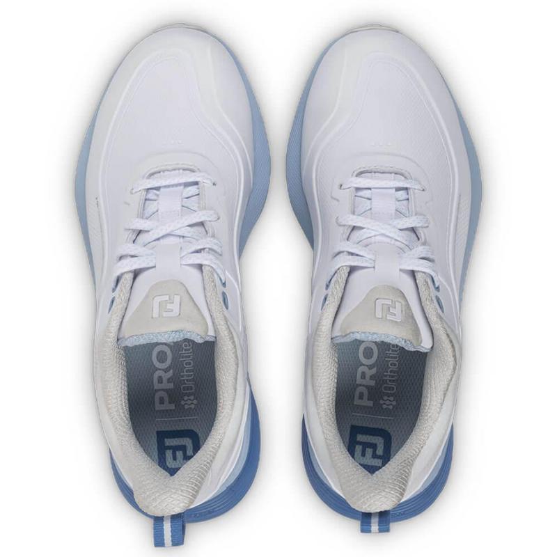 FootJoy Pro SL Womens Golf Shoes - White/Blue - main image