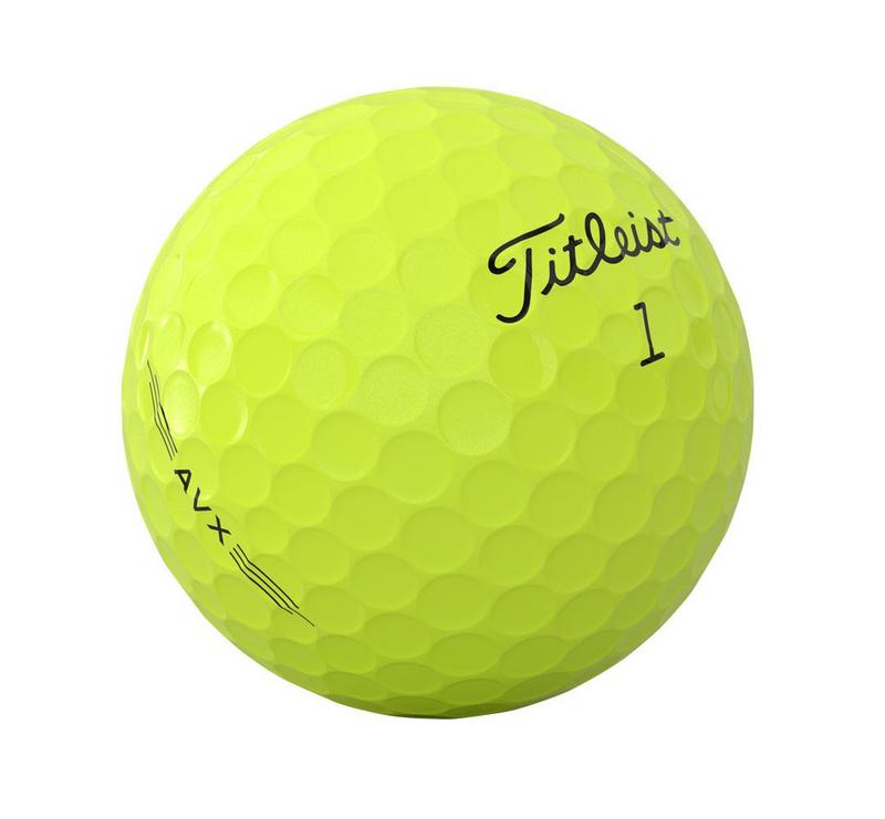 Titleist AVX High Optic Yellow Golf Balls - main image
