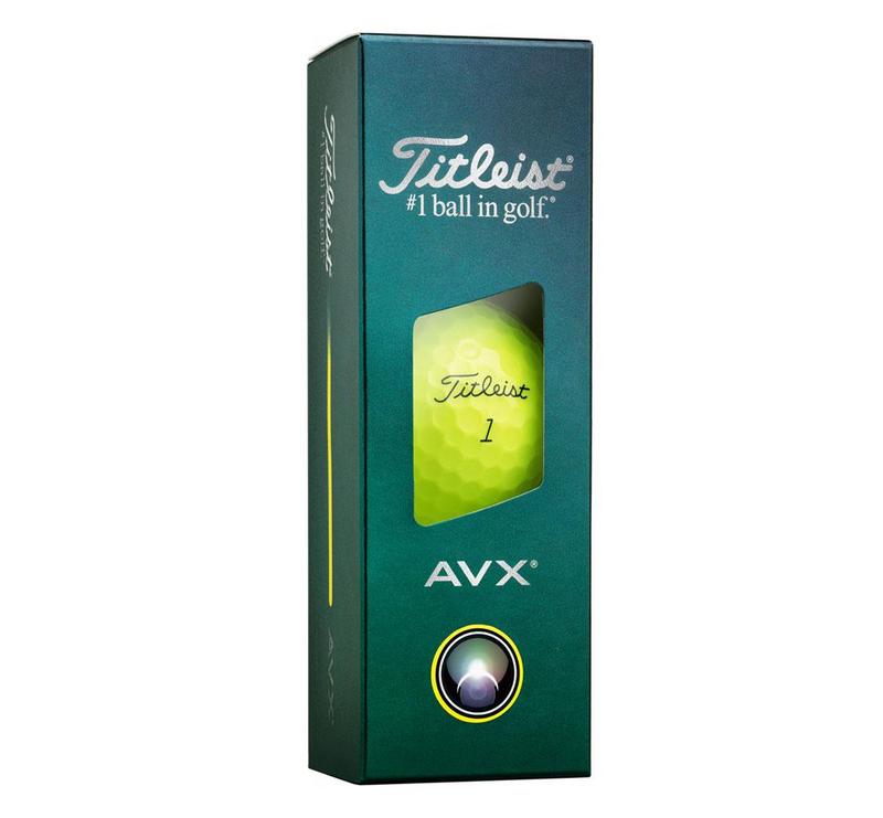 Titleist AVX High Optic Yellow Golf Balls - main image
