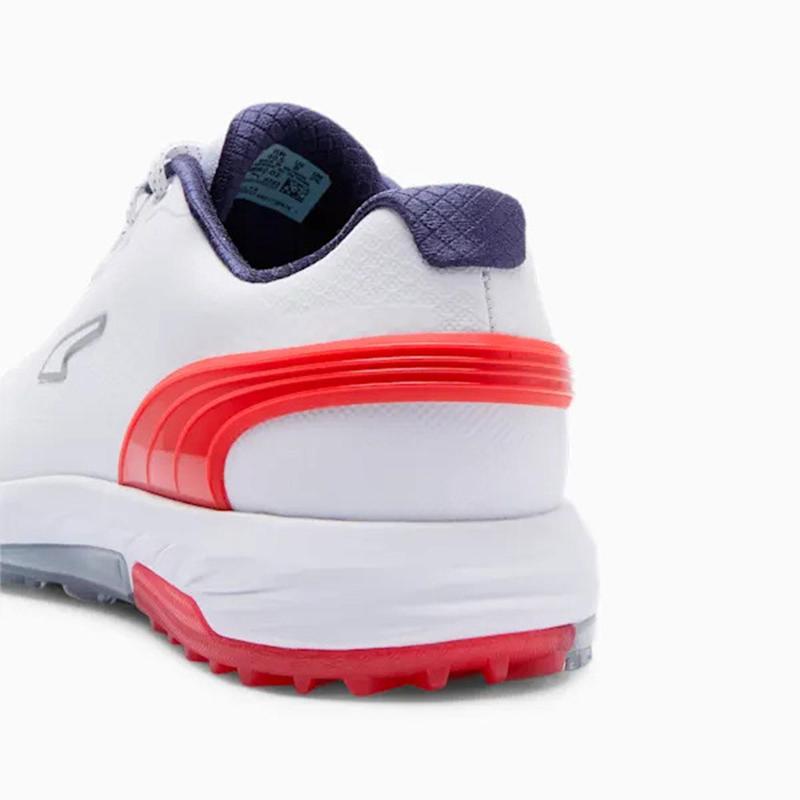 Puma Alphacat Nitro Golf Shoes - White/Red/Navy - main image