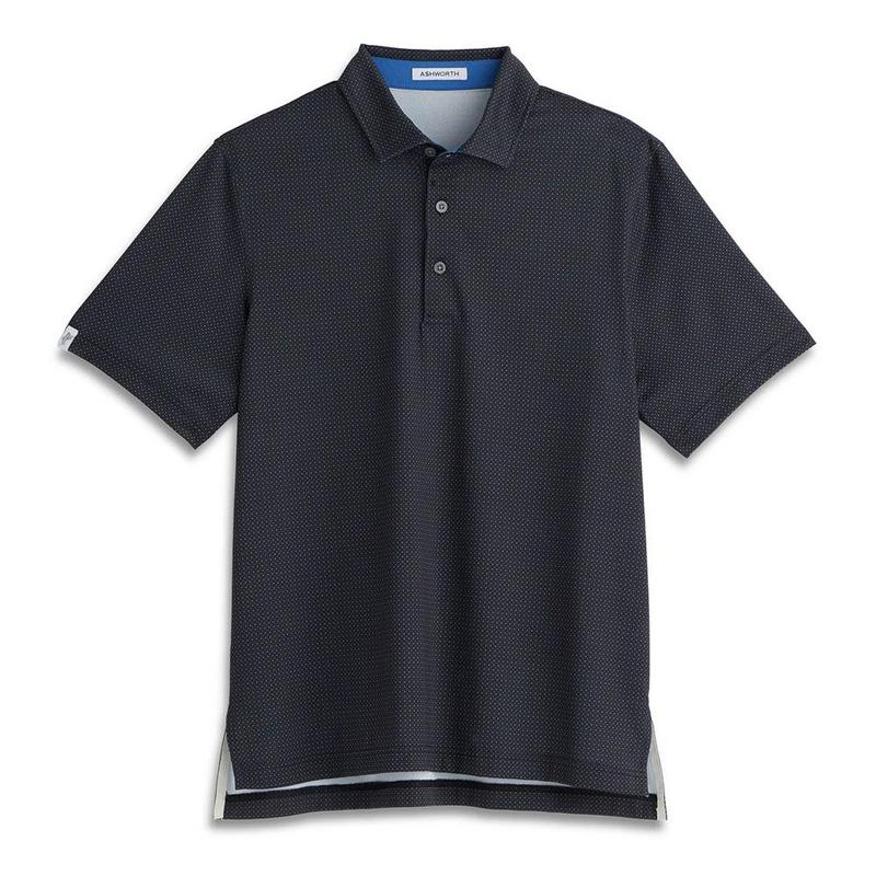 Ashworth Micro Dot Golf Polo - Black - main image