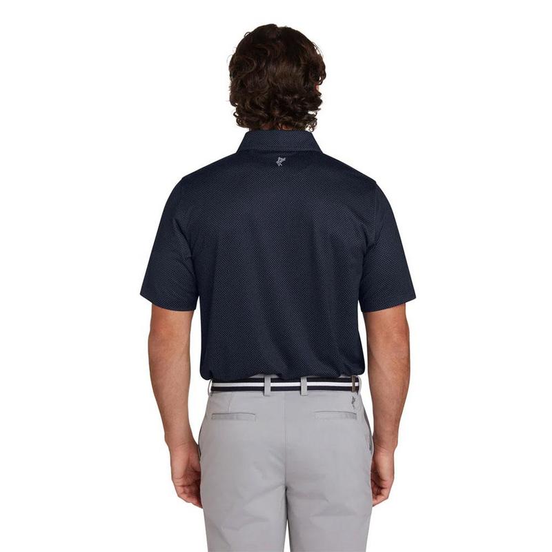 Ashworth Micro Dot Golf Polo - Driver Navy - main image