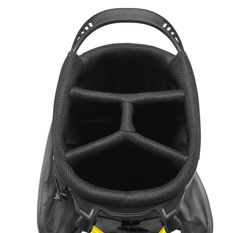Mizuno BR-DRI Waterproof Golf Stand Bag - Grey/Yellow - main image