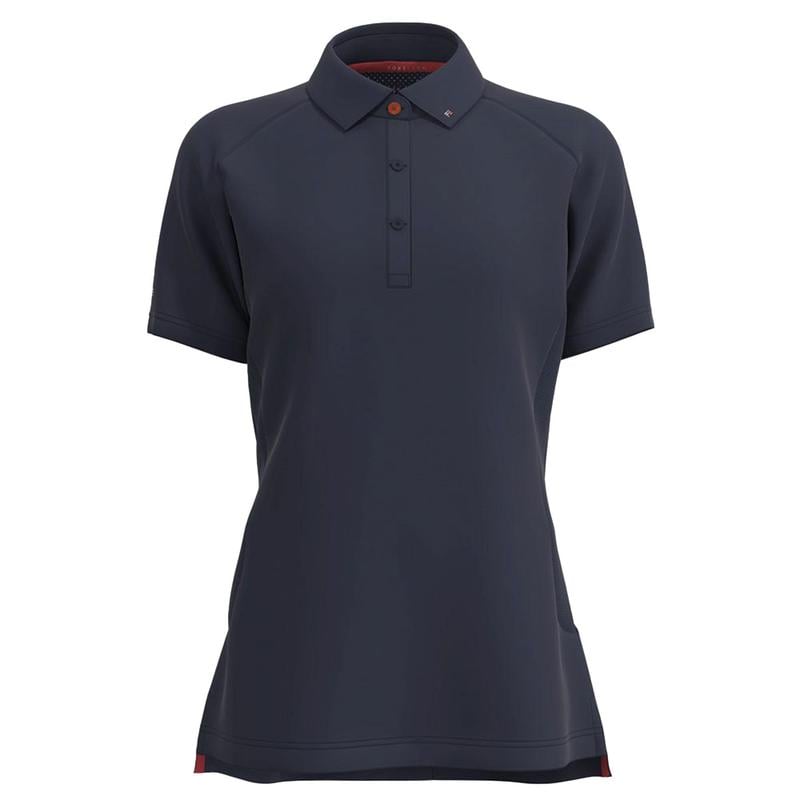 Forelson Batsford Ladies Button Golf Polo Shirt - Navy - main image