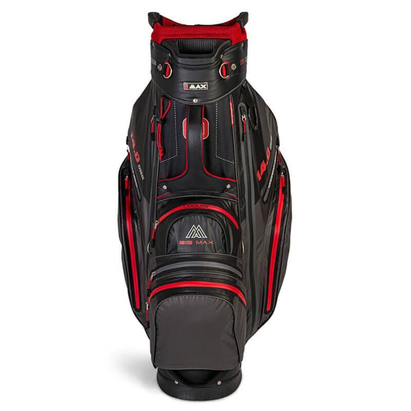 Big Max Aqua Sport 3 Waterproof Golf Cart Bag - Charcoal/Black/Red - main image