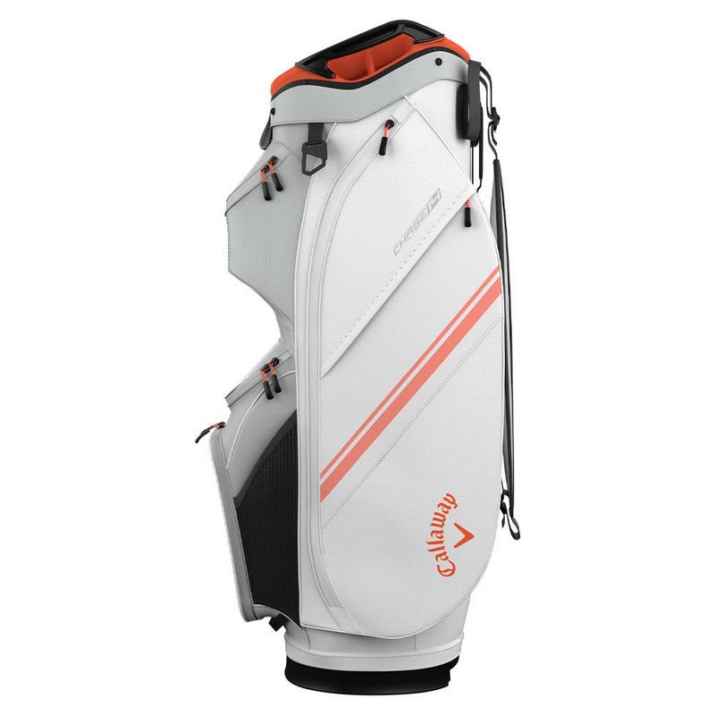 Callaway Chase 14 Golf Cart Bag - White/Silver/Orange - main image