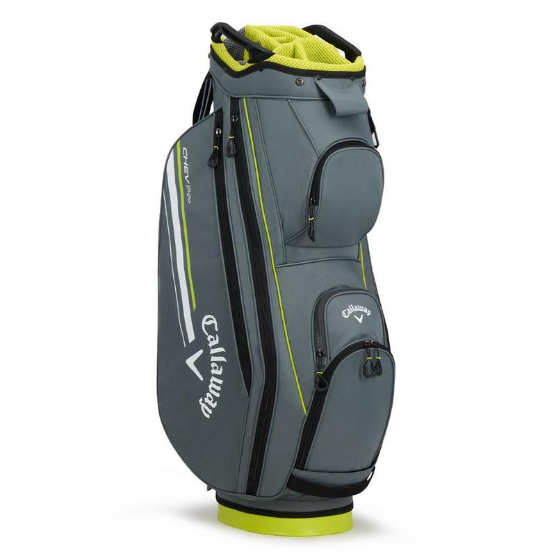 Callaway Chev 14 Plus Golf Cart Bag - Charcoal/Flu Yellow - main image