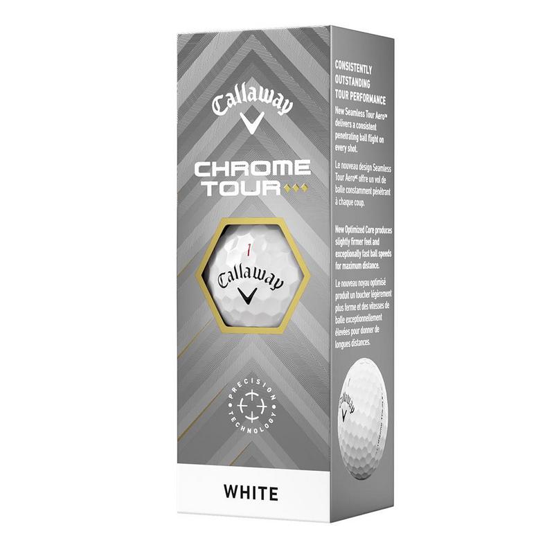 Callaway Chrome Tour Triple Diamond Golf Balls - White - main image