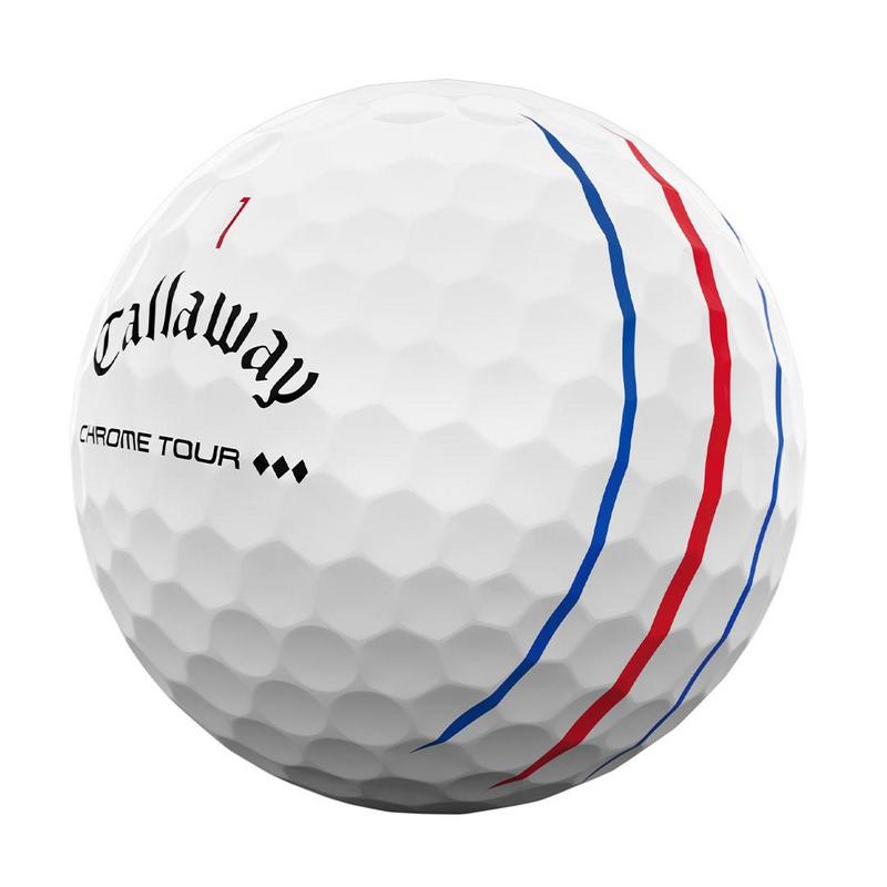 Callaway Chrome Tour Triple Diamond Triple Track Golf Balls - White - main image