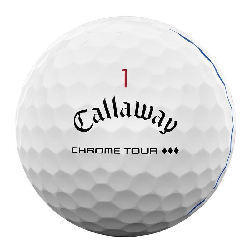 Callaway Chrome Tour Triple Diamond Triple Track Golf Balls - White - main image