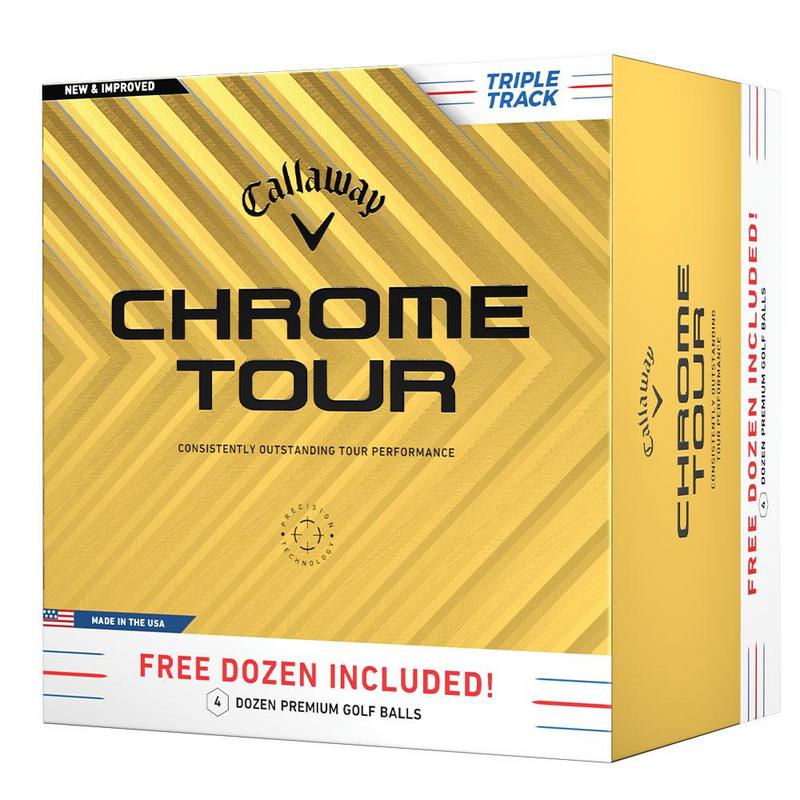 Callaway Chrome Tour Triple Track Golf Balls - 4 for 3 Offer - main image